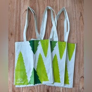 Subaru set of reusable tote bags